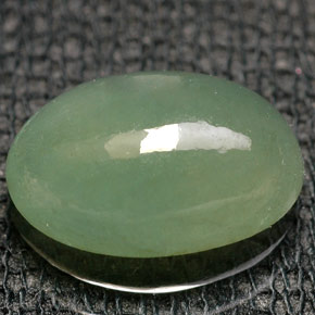 Giadeite Verde naturale da 3.20 ct, Trasparente, Trasparente/Traslucido