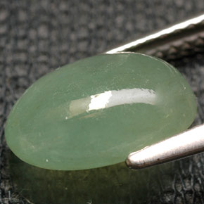 Giadeite Verde naturale da 3.20 ct, Trasparente, Trasparente/Traslucido