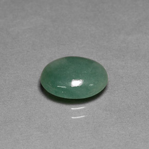 Giadeite naturale verde da 2,90 ct, trasparente, trasparente/traslucido