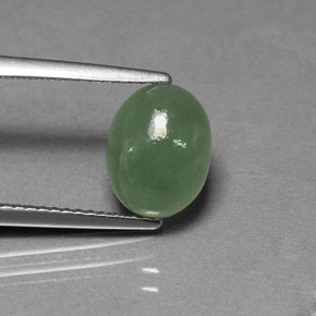 Giadeite Verde naturale da 2.82 ct, Trasparente, Trasparente/Traslucido