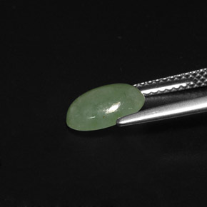 Giadeite Verde naturale da 1.70 ct, Trasparente, Trasparente/Traslucido