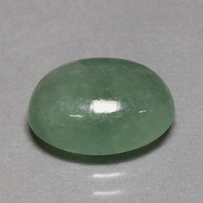 Giadeite naturale verde da 4,52 ct, trasparente, trasparente/traslucido