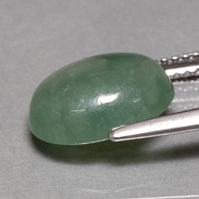 Giadeite naturale verde da 4,52 ct, trasparente, trasparente/traslucido