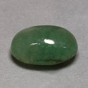Giadeite naturale verde da 3,26 ct, trasparente, trasparente/traslucido