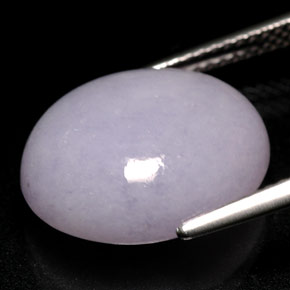 Giadeite naturale blu da 12,21 ct, taglio ovale, opaco