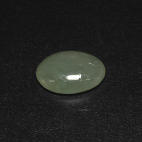 Giadeite naturale verde da 3,09 ct, trasparente, trasparente/traslucido