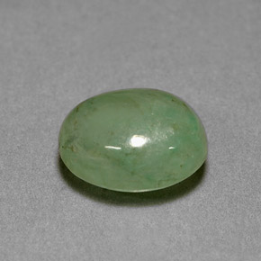 Giadeite naturale verde da 3,12 ct, trasparente, trasparente/traslucido