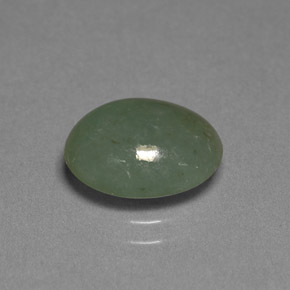 Giadeite naturale verde da 3,39 ct, trasparente, trasparente/traslucido