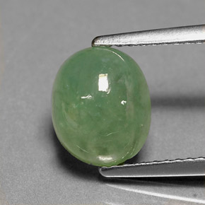 Giadeite Verde naturale da 2.93 ct, Trasparente, Trasparente/Traslucido