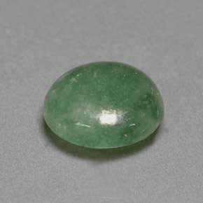 Giadeite naturale verde da 2,26 ct, trasparente, trasparente/traslucido