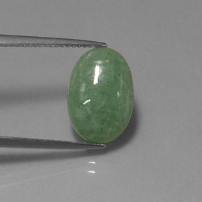 Giadeite Verde naturale da 5.83 ct, Trasparente, Trasparente/Traslucido