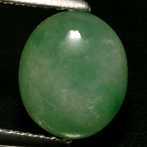 Giadeite Verde naturale da 2.71 ct, Trasparente, Trasparente/Traslucido