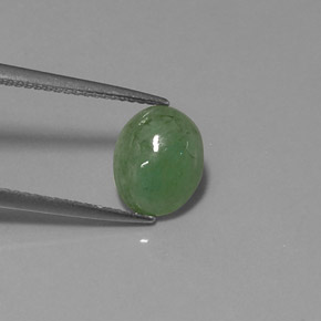 Giadeite Verde naturale da 2.23 ct, Trasparente, Trasparente/Traslucido