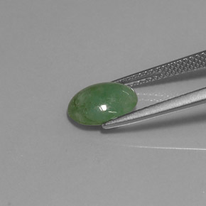 Giadeite Verde naturale da 2.23 ct, Trasparente, Trasparente/Traslucido