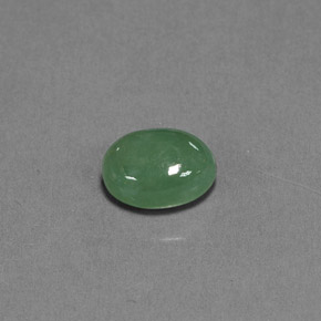Giadeite naturale verde da 3,01 ct, trasparente, trasparente/traslucido