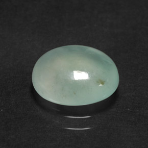 Giadeite naturale verde da 2,83 ct, taglio ovale, traslucido