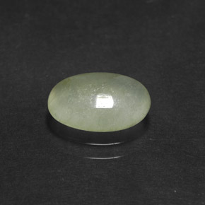 Giadeite naturale verde da 1,87 ct, trasparente, trasparente/traslucido