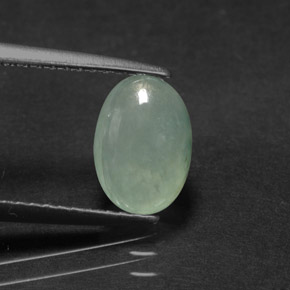 Giadeite Verde naturale da 1.68 ct, Trasparente, Trasparente/Traslucido