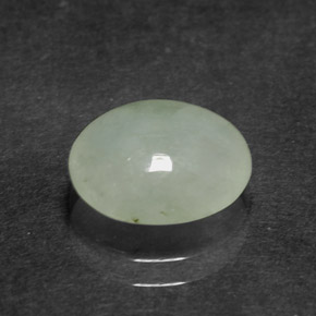 Giadeite Verde chiaro naturale da 2.81 ct, Trasparente, Trasparente/Traslucido