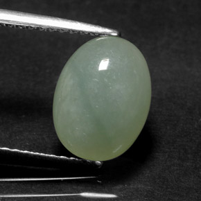 Giadeite Verde naturale da 3.23 ct, Trasparente, Trasparente/Traslucido