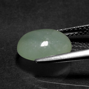 Giadeite Verde naturale da 3.23 ct, Trasparente, Trasparente/Traslucido