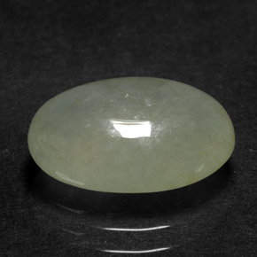 Giadeite naturale verde da 4,21 ct, trasparente, trasparente/traslucido