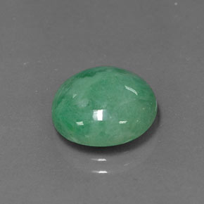 Giadeite Verde naturale da 6.31 ct, Taglio rotondo, Opaco