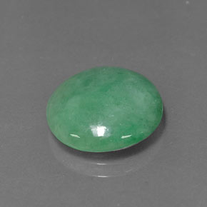 Giadeite Verde naturale da 5.92 ct, Taglio rotondo, Opaco
