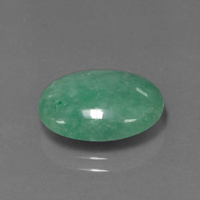 Giadeite Verde naturale da 6.30 ct, Taglio ovale, Opaco