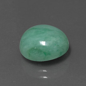 Giadeite Verde naturale da 4.64 ct, Taglio ovale, Opaco