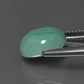 Giadeite Verde naturale da 4.64 ct, Taglio ovale, Opaco