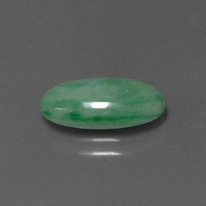Giadeite Verde naturale da 2.64 ct, Taglio ovale, Opaco