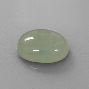 Giadeite Verde naturale da 3.69 ct, Ovale, Traslucido