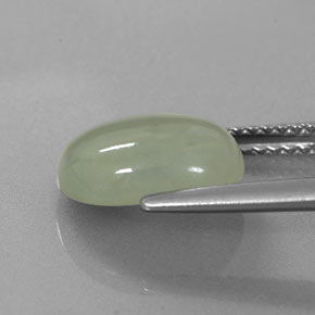 Giadeite Verde naturale da 3.69 ct, Ovale, Traslucido