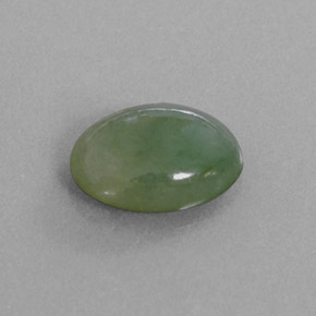 Giadeite Verde naturale da 3.17 ct, Taglio ovale, Traslucido