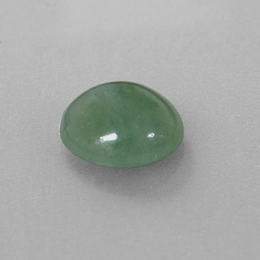 Giadeite Verde naturale da 3.26 ct, Taglio ovale, Traslucido