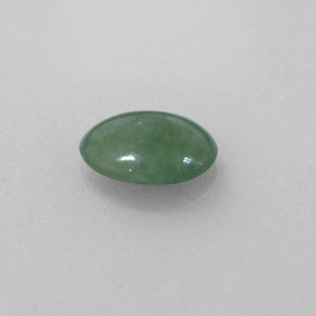 Giadeite Verde naturale da 1.51 ct, Taglio ovale, Traslucido