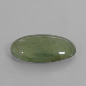 Giadeite Verde naturale da 8.64 ct, Taglio ovale, Trasparente