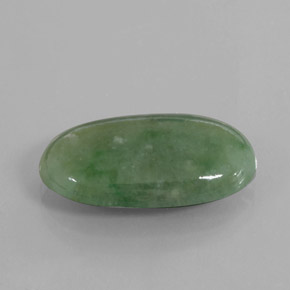 Giadeite Verde naturale da 8.88 ct, Ovale, Trasparente