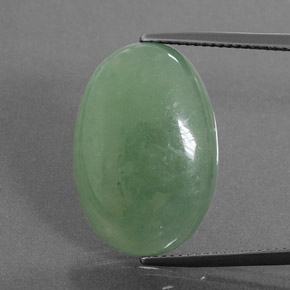 Giadeite Verde naturale da 20.88 ct, Ovale, Traslucido