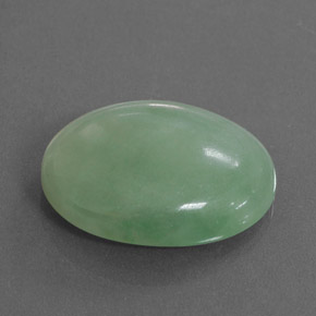 Giadeite Verde naturale da 27.45 ct, Ovale, Traslucido