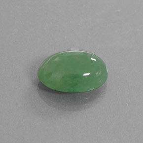 Giadeite Verde naturale da 9.39 ct, Taglio ovale, Traslucido