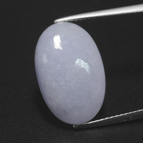 Giadeite Lavanda naturale da 11.16 ct, Taglio ovale, Opaco