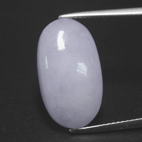 Giadeite naturale blu da 11,15 ct, taglio ovale, opaco