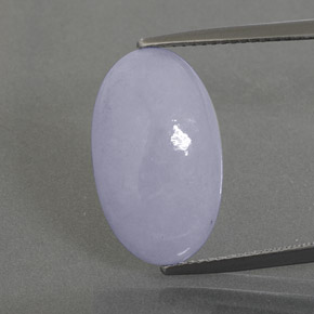 Giadeite naturale blu da 10,92 ct, taglio ovale, opaco