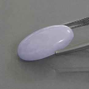 Giadeite naturale blu da 10,92 ct, taglio ovale, opaco