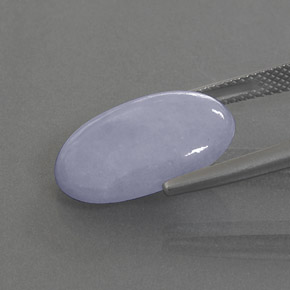 Giadeite Lavanda naturale da 9.89 ct, Taglio ovale, Opaco