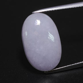 Giadeite naturale blu da 12,67 ct, taglio ovale, opaco