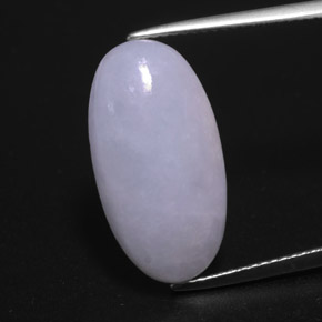 Giadeite Lavanda naturale da 11.87 ct, Taglio ovale, Opaco