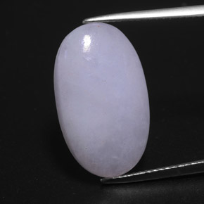 Giadeite Lavanda naturale da 12.14 ct, Taglio ovale, Opaco